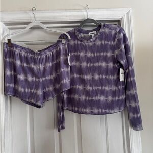 Abound Lavender Tie-Dye Lounge Wear